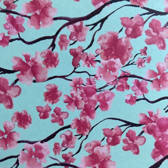 Rifle Floral Watercolor Card-stock NWOT Scrapbook Craft Paper - Picture 8 of 11